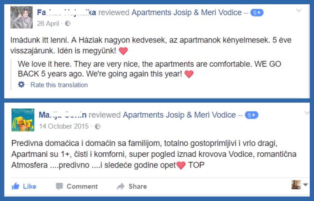 Apartments Meri Vodice Bagian luar foto